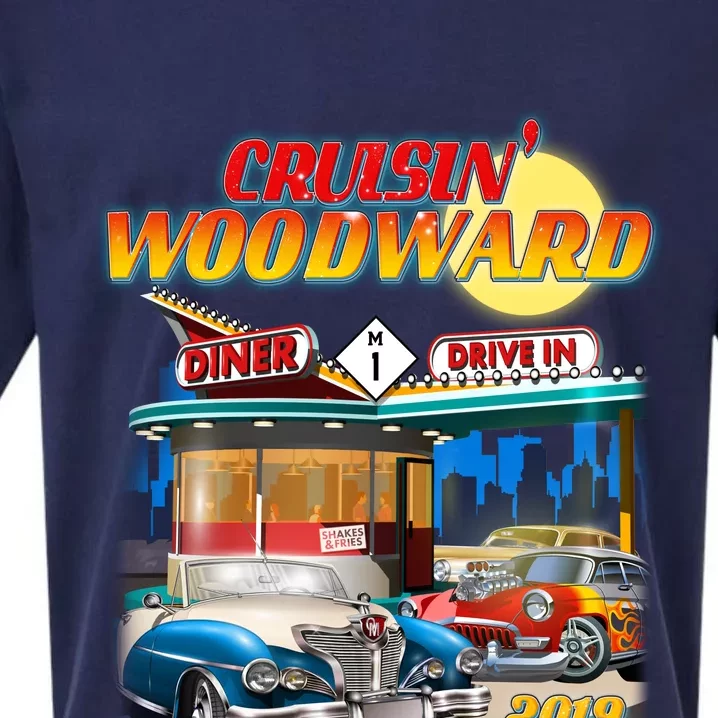 Cruisin' Woodward Diner Day time Sueded Cloud Jersey T-Shirt