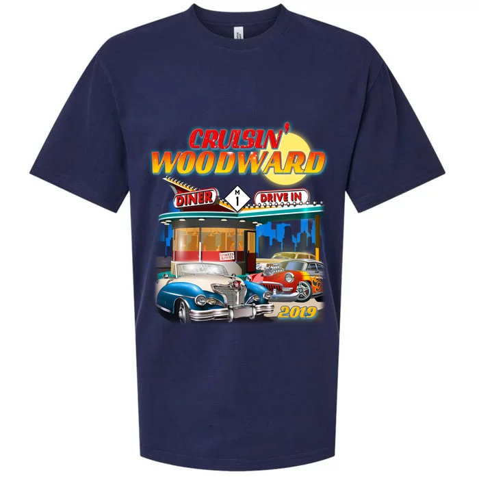 Cruisin' Woodward Diner Day time Sueded Cloud Jersey T-Shirt