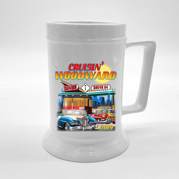 Cruisin' Woodward Diner Day time Front & Back Beer Stein