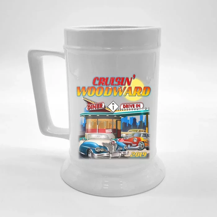 Cruisin' Woodward Diner Day time Front & Back Beer Stein