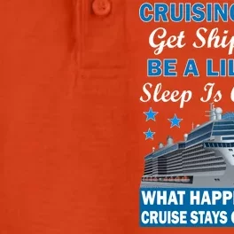 Cruising Rules Get Ship Faced Funny Cruise Dry Zone Grid Performance Polo