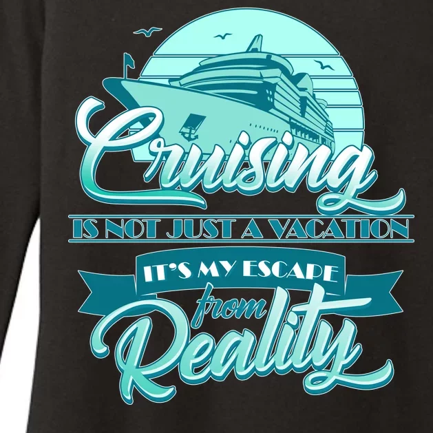 Cruising Vacation Escape From reality Womens CVC Long Sleeve Shirt