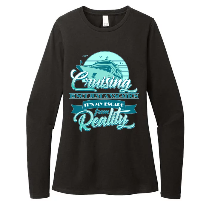 Cruising Vacation Escape From reality Womens CVC Long Sleeve Shirt