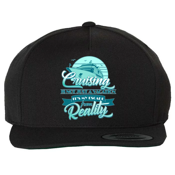 Cruising Vacation Escape From reality Wool Snapback Cap