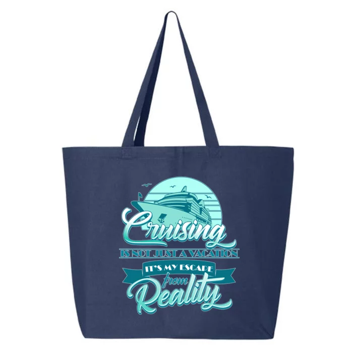 Cruising Vacation Escape From reality 25L Jumbo Tote