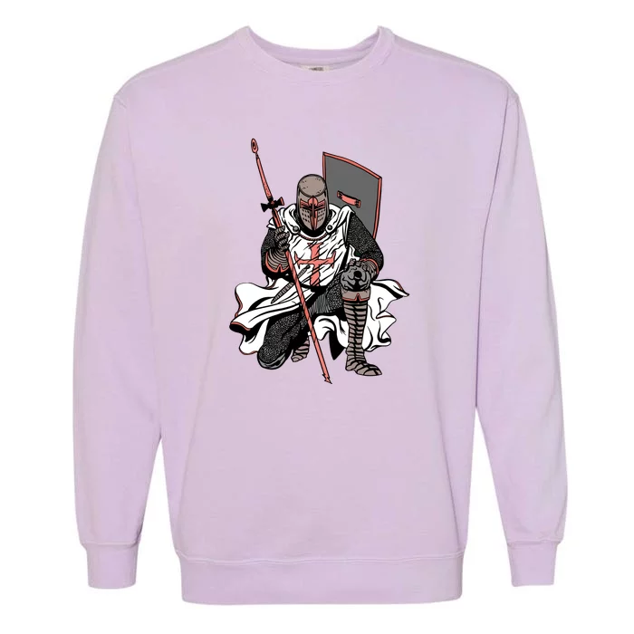 Crusader Knight Garment-Dyed Sweatshirt