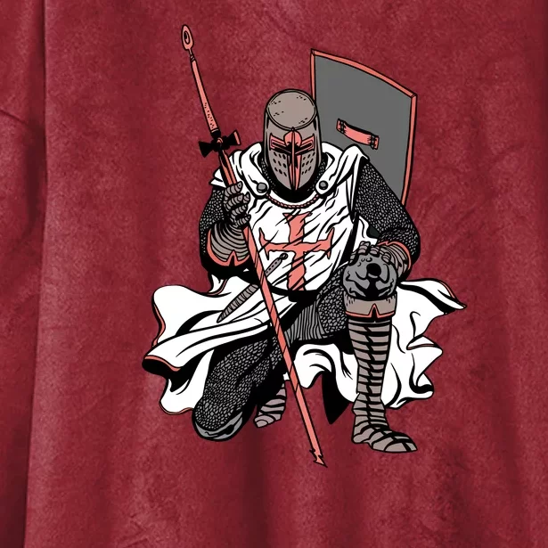 Crusader Knight Hooded Wearable Blanket