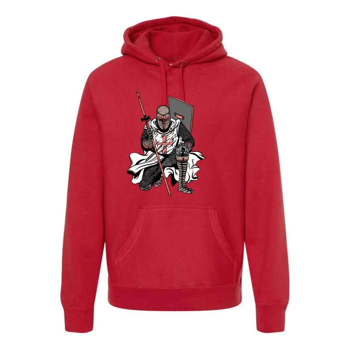 Crusader Knight Premium Hoodie