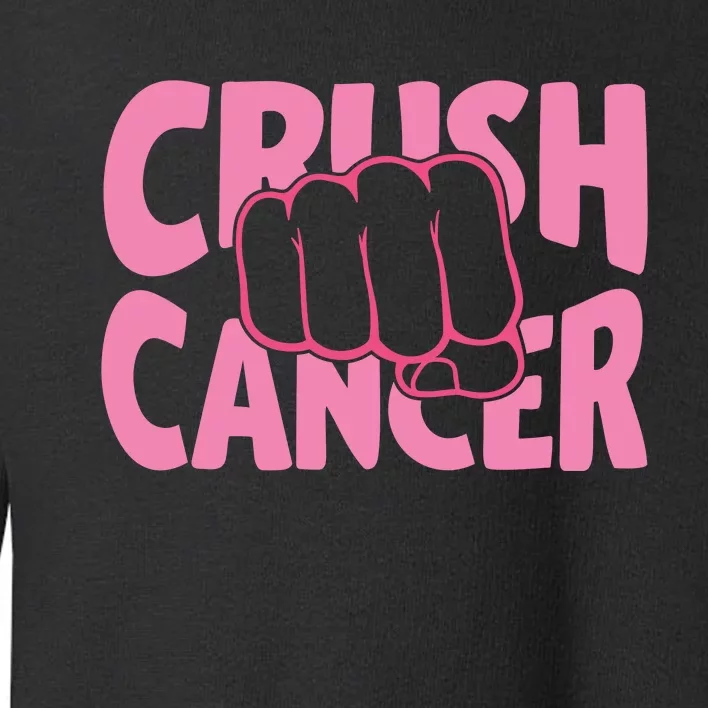 Crush Cancer Toddler Sweatshirt