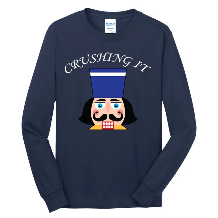 Crushing It! Nutcracker Christmas Tall Long Sleeve T-Shirt