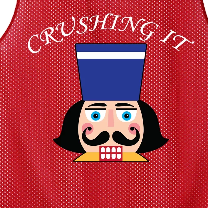 Crushing It! Nutcracker Christmas Mesh Reversible Basketball Jersey Tank