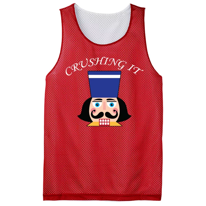 Crushing It! Nutcracker Christmas Mesh Reversible Basketball Jersey Tank