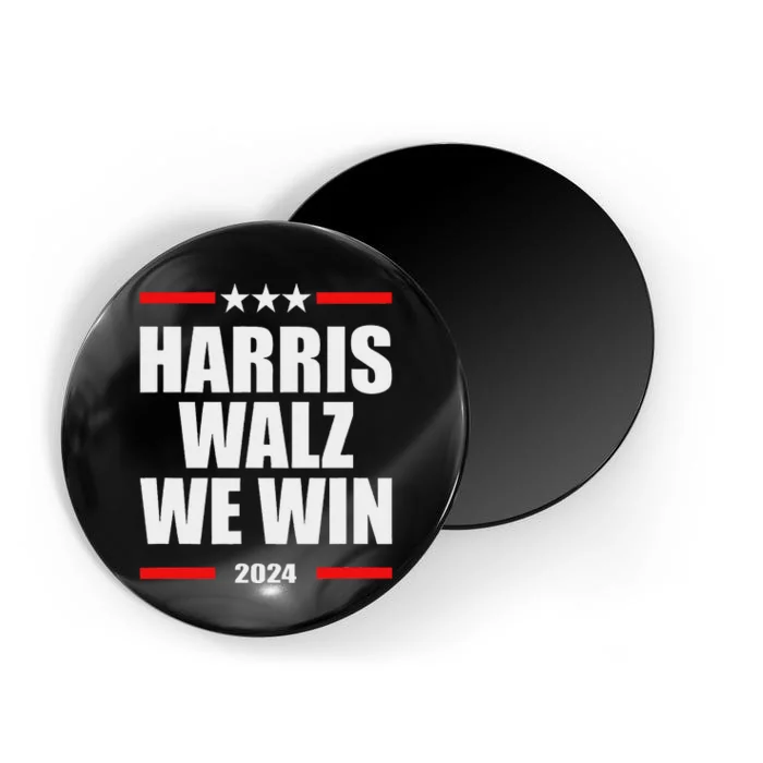 Classic Retro Vote For Harris Walz We Win 2024 Election Magnet