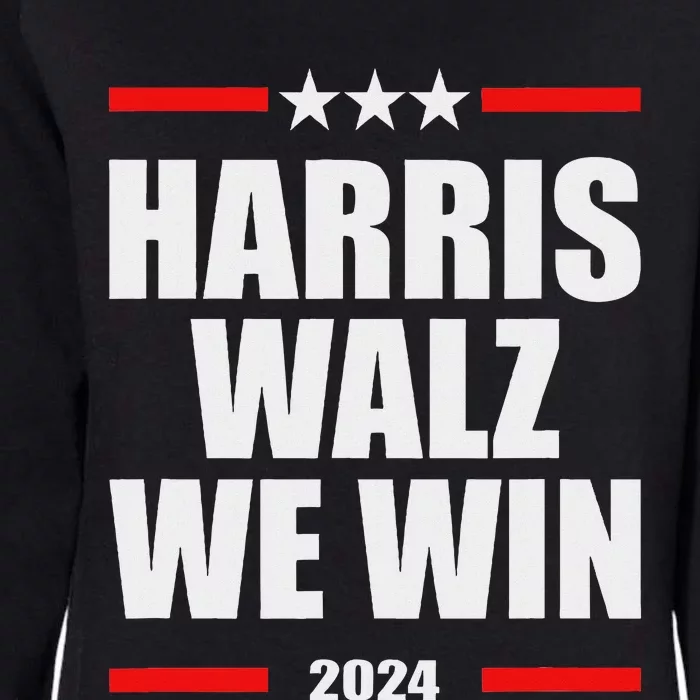 Classic Retro Vote For Harris Walz We Win 2024 Election Womens California Wash Sweatshirt