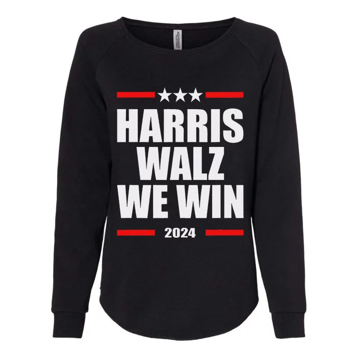 Classic Retro Vote For Harris Walz We Win 2024 Election Womens California Wash Sweatshirt