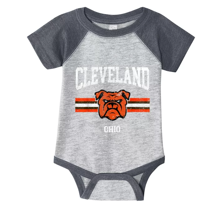 Cleveland Retro Vintage Classic Ohio Gift Infant Baby Jersey Bodysuit