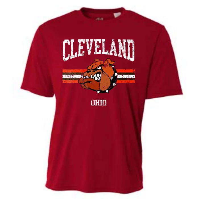 Cleveland Retro Vintage Classic Ohio Cooling Performance Crew T-Shirt