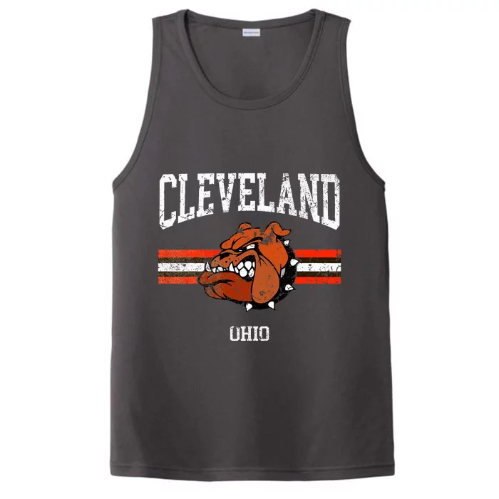 Cleveland Retro Vintage Classic Ohio Performance Tank