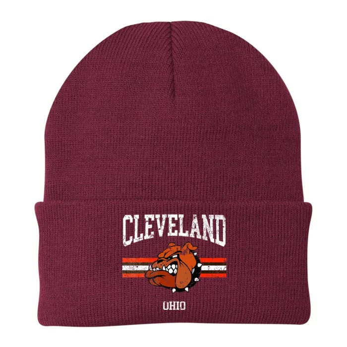 Cleveland Retro Vintage Classic Ohio Knit Cap Winter Beanie