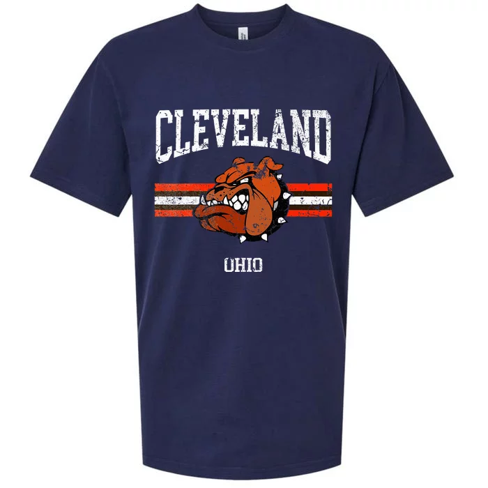 Cleveland Retro Vintage Classic Ohio Sueded Cloud Jersey T-Shirt