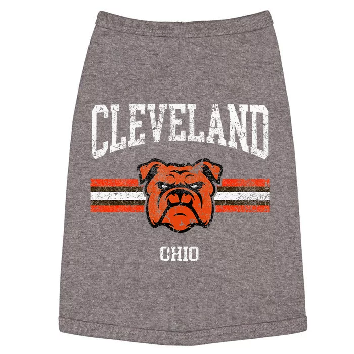 Cleveland Retro Vintage Classic Ohio Gift Doggie Tank