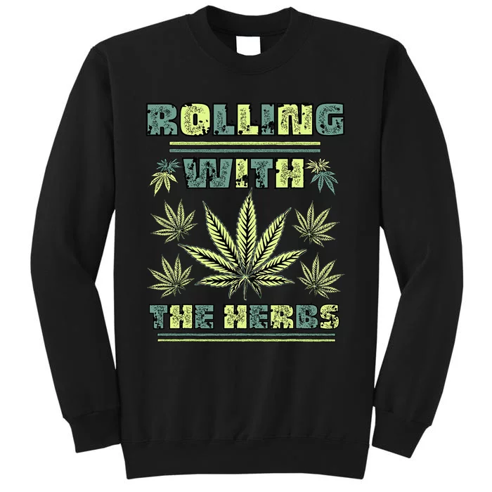 Cool Retro Vintage Style 420 Weed Marijuana Stoner Sweatshirt