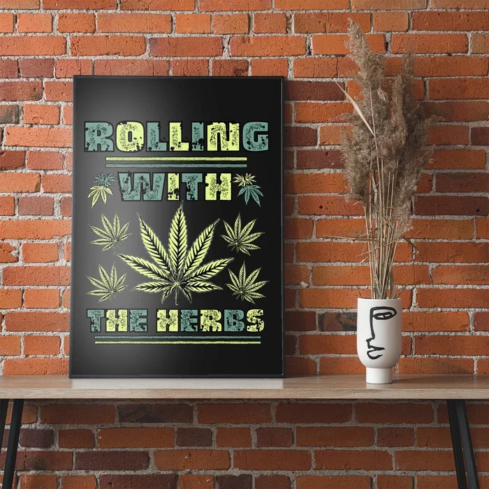 Cool Retro Vintage Style 420 Weed Marijuana Stoner Poster