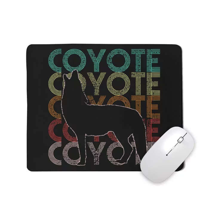 Coyote Retro Vintage Mousepad