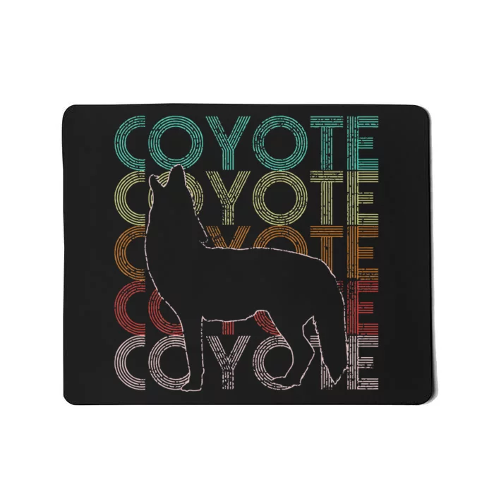 Coyote Retro Vintage Mousepad