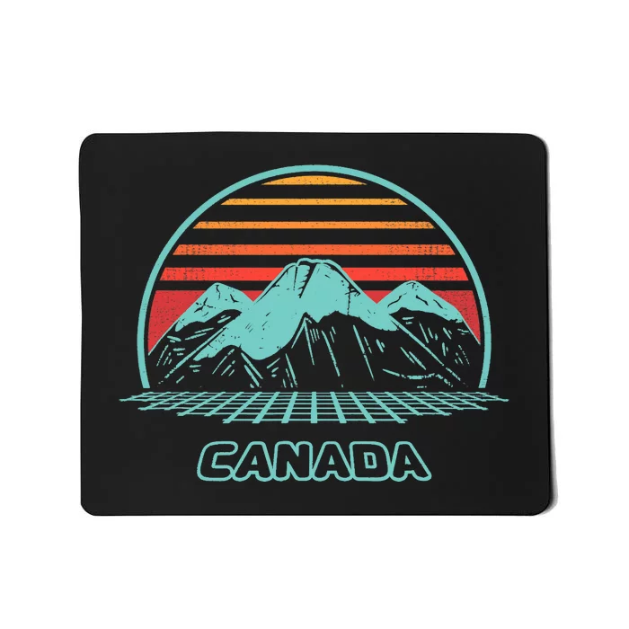 Canada Retro Vintage 80s Style Mousepad