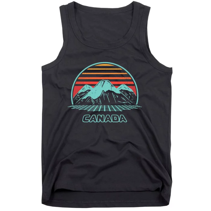 Canada Retro Vintage 80s Style Tank Top