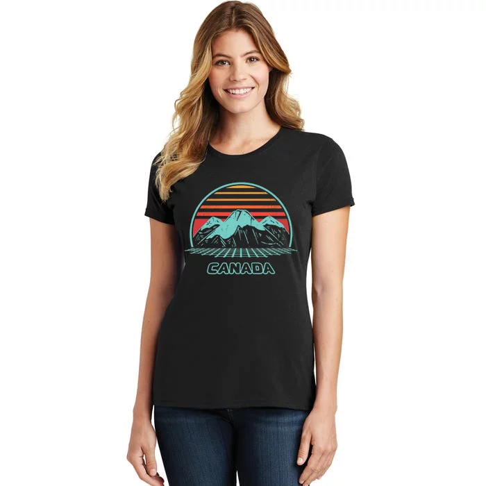 Canada Retro Vintage 80s Style Women's T-Shirt