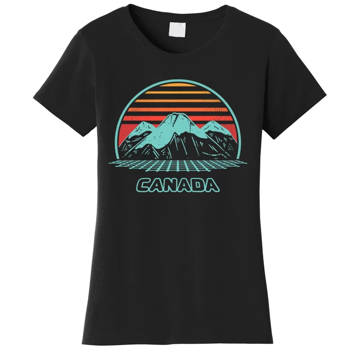 Canada Retro Vintage 80s Style Women's T-Shirt