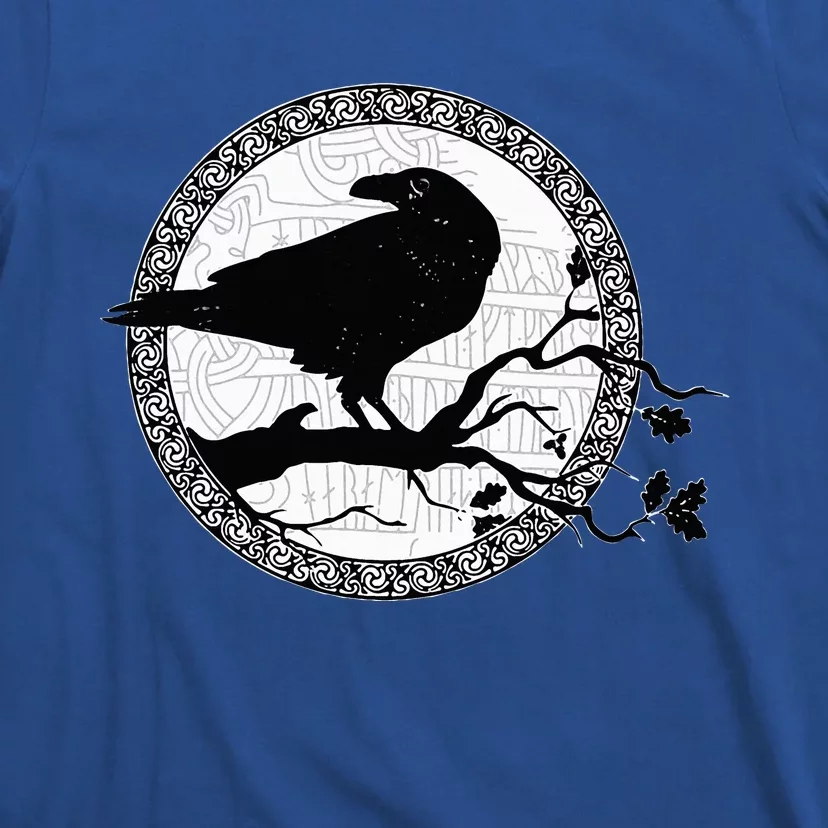 Celtic Raven Viking Wisdom Tattoo Art T-Shirt