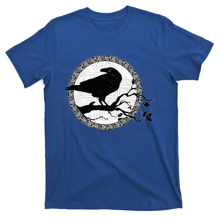 Celtic Raven Viking Wisdom Tattoo Art T-Shirt