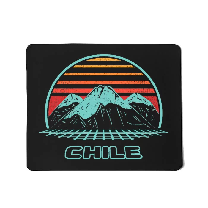 Chile Retro Vintage 80s Style Mousepad