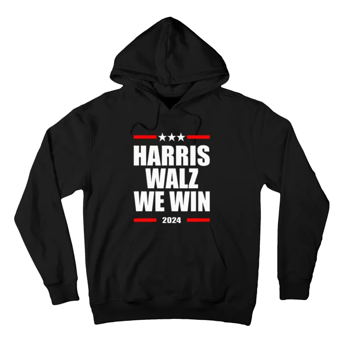 Classic Retro Vote For Harris Walz We Win 2024 Election Hoodie