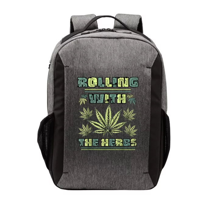 Cool Retro Vintage Style 420 Weed Marijuana Stoner Vector Backpack