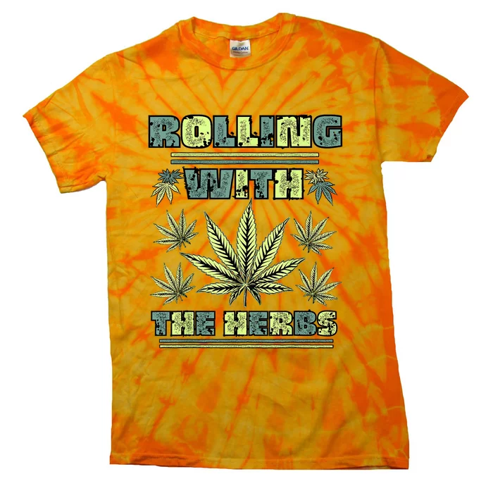 Cool Retro Vintage Style 420 Weed Marijuana Stoner Tie-Dye T-Shirt