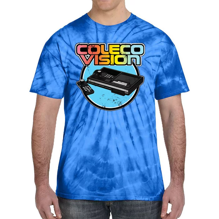 Colecovision Retro Vintage Video Game Gamer Tie-Dye T-Shirt