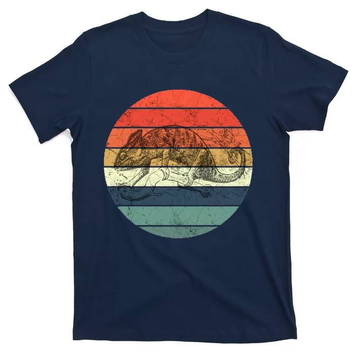 Chameleon Retro Vintage Sunset T-Shirt