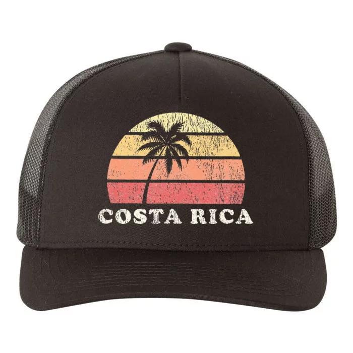 Costa Rica Vintage 70s Retro Throwback Design Yupoong Adult 5-Panel Trucker Hat