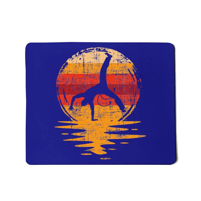 Capoeira Retro Vintage Kickboxing Brazilian Martial Arts Mousepad