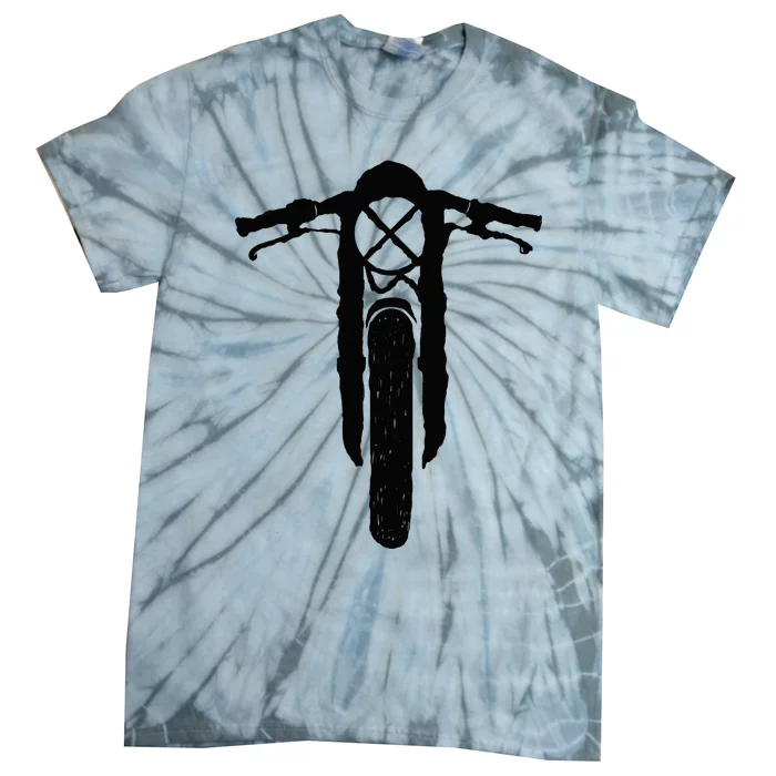 Cafe Racer Vintage Motorcycle Scrambler Retro Bike Tie-Dye T-Shirt