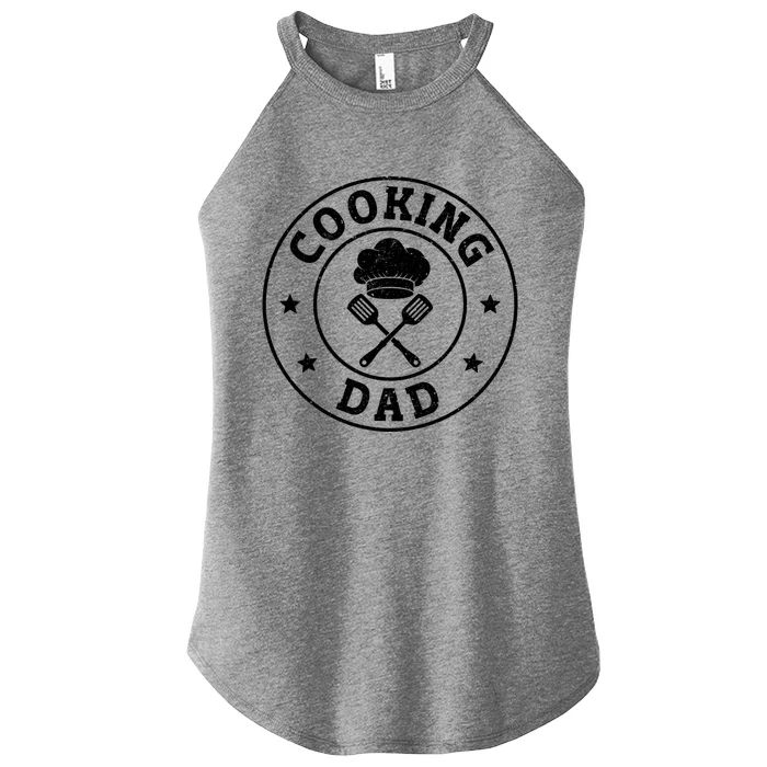 Cooking Retro Vintage Chef Dad Gift Women’s Perfect Tri Rocker Tank