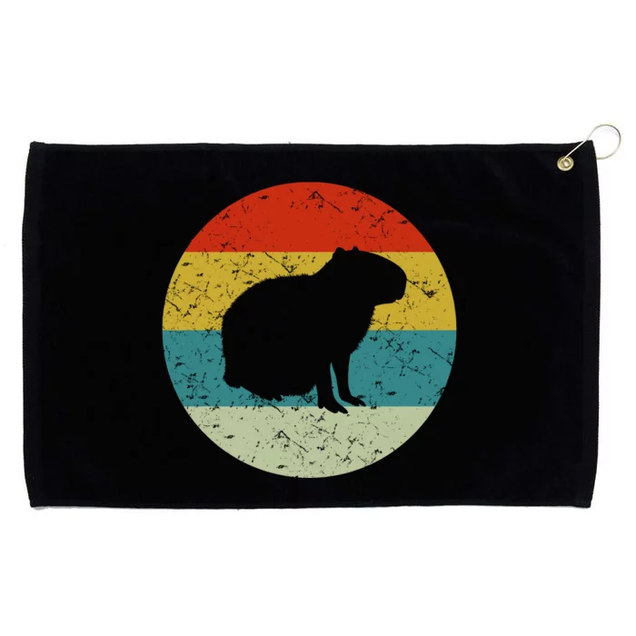 Capybara Retro Vintage Grommeted Golf Towel