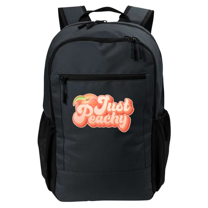 Cute Retro Vintage Just Peachy Daily Commute Backpack