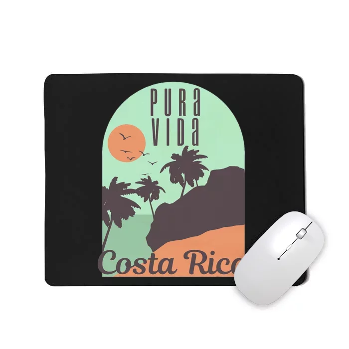 Costa Rica Vintage Retro Souvenir Gift Mousepad