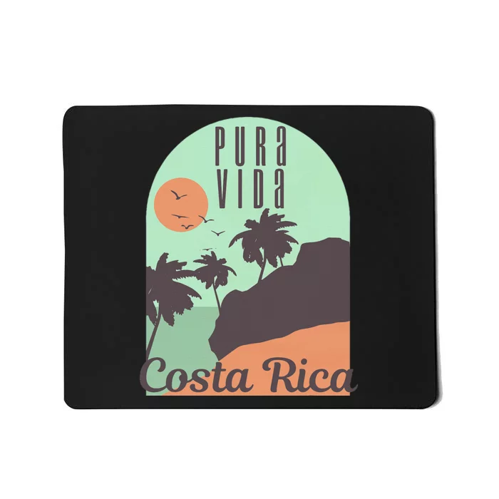 Costa Rica Vintage Retro Souvenir Gift Mousepad