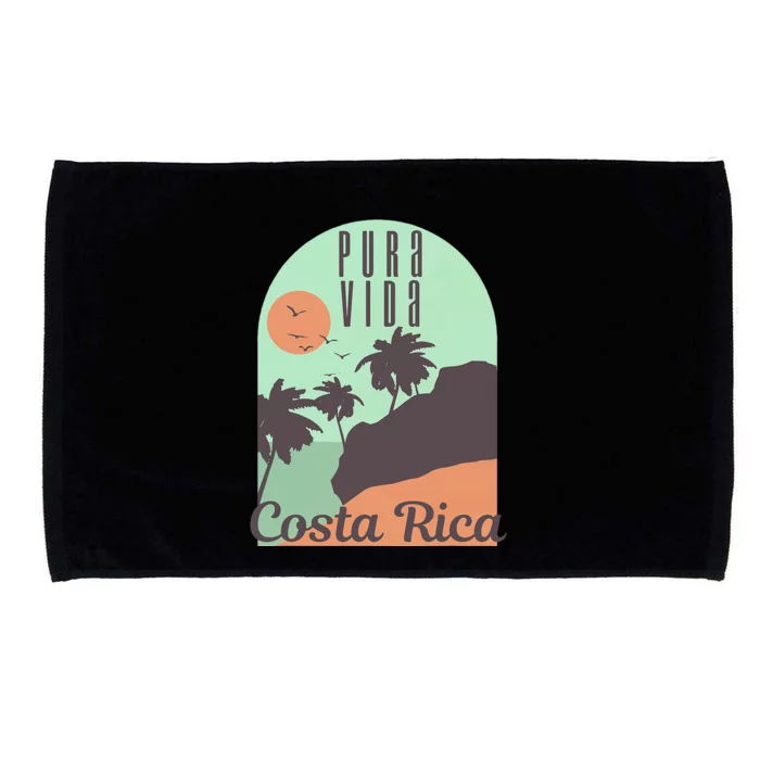 Costa Rica Vintage Retro Souvenir Gift Microfiber Hand Towel